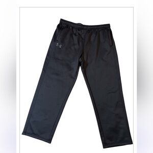 Under Armour Fleece Jogger Pants Men’s XXL Black Loose Fit‎ Warm Athletic